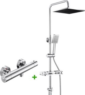 AuraLum Max Regendoucheset met Thermostaatkraan review