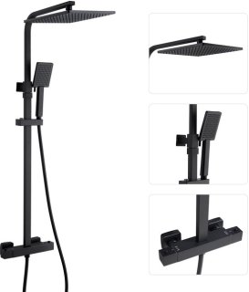 Auralum Max Regendoucheset Zwart review