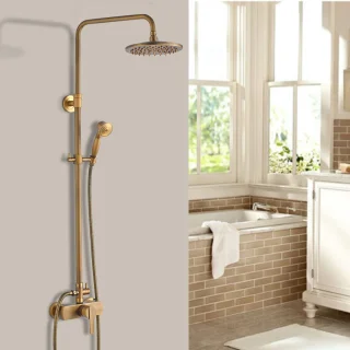 Auralum Max Retro Doucheset Antiek Koper