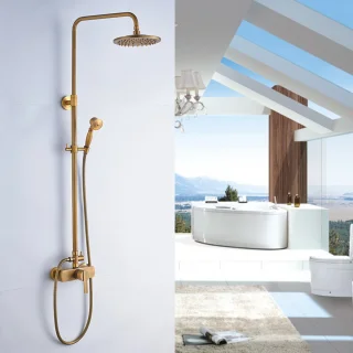 Auralum Max Retro Doucheset Antiek Koper