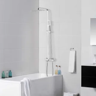 Auralum Max Thermostaat Regendouche Set RVS Chroom
