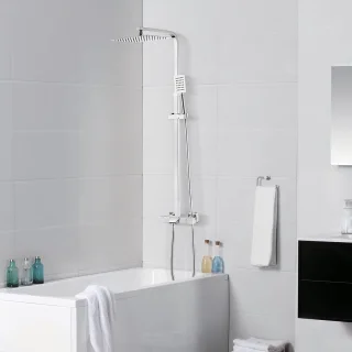 Auralum Max Thermostaat Regendouchesysteem Chroom