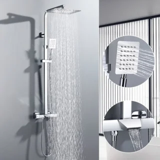 Auralum Max Thermostaatdoucheset Chroom