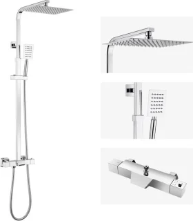 Auralum Max Thermostaatdoucheset Chroom