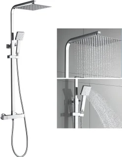 Auralum Max Thermostatische Douchekolom