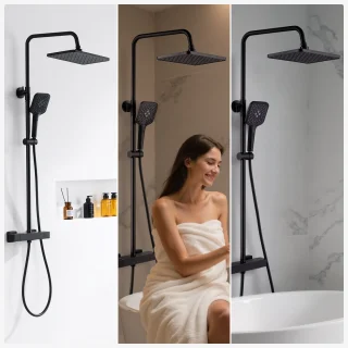 Auralum Max Thermostatische Douchekolom