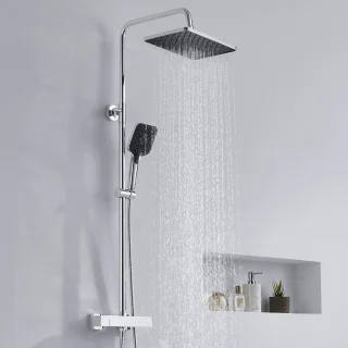 Auralum Max Thermostatische Douchekraan Chroom