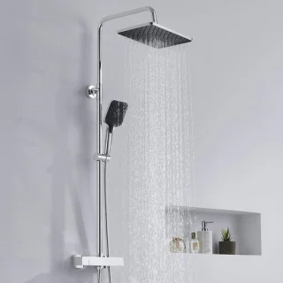 Auralum Max Thermostatische Douchekraan Chroom