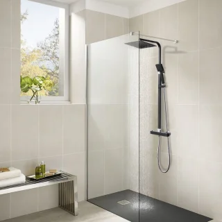 Auralum Max Thermostatische Doucheset Chromen
