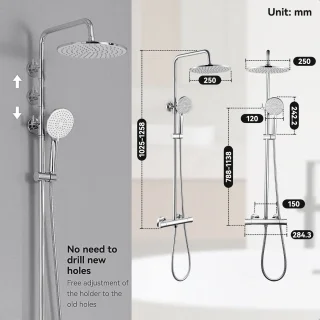 Wat vinden we goed aan de Auralum Max Thermostatische Doucheset Chroom