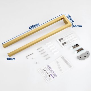 Wat vinden we goed aan de Auralum Max Vintage Doucheset Goud (Messing & RVS)