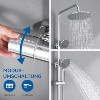 Auralum Thermostatische douchekolom