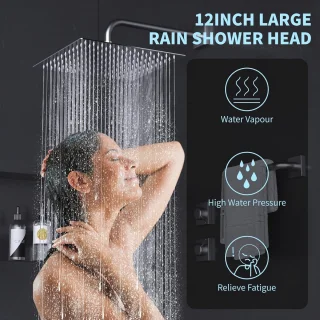 AUYI Rain Shower Head Square 30x30 cm