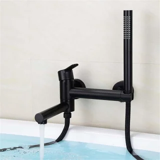 Badkraan douche systeem wandmontage waterval chroom