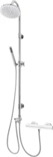Bally Altara Douchecombinatie Omstelling Hoofddouche 20cm Chroom