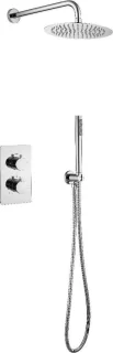 Bally Complete Inbouw Regendoucheset 25cm Met Thermostaatkraan Chroom