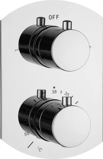 Bally Complete Inbouw Regendoucheset 25cm Met Thermostaatkraan Chroom