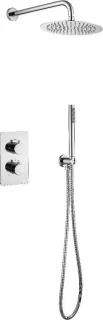 Bally Complete Inbouw Regendoucheset 25cm Met Thermostaatkraan Chroom