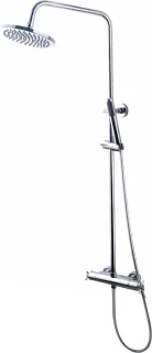 Bally Cross Regendoucheset Thermostaat Chroom