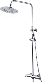 Bally Cross Regendoucheset Thermostaat Chroom