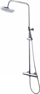 Bally Cross Regendoucheset Thermostaat Chroom