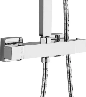 Bally Quadro Regendouche Systeem Thermostaat Chroom