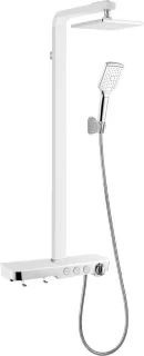 Bally Regendouche Systeem Thermostaat Chroom/Wit
