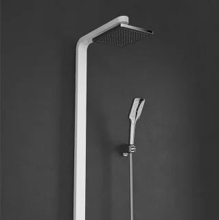 Bally Regendouche Systeem Thermostaat Chroom/Wit