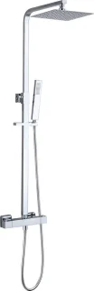 Bally Rombo Eco Twenty Douche Opbouwset Thermostaatkraan Chroom