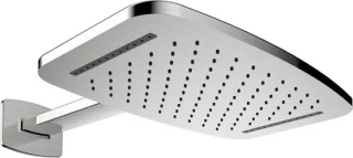 Bally Waterval Hoofddouche met Douchearm 404x254mm Geborsteld Staal