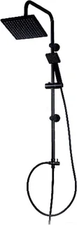 Bathroom Solutions Regendouche set 150cm Matzwart