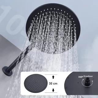 Beärsk Luxe 30cm Ronde Inbouw Regendouche Set