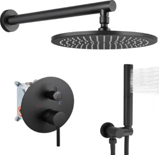 Beärsk Luxe 30cm Ronde Inbouw Regendouche Set