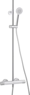 Ben Engraved Cross regendouche chroom 25cm