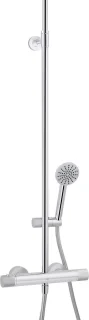 Ben Engraved Cross regendouche chroom 25cm