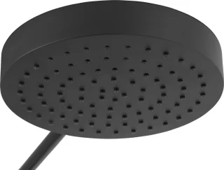 Ben Engraved Cross regendoucheset 25cm mat zwart