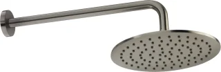 Ben Engraved Cross Slim inbouw regendoucheset geborsteld nikkel