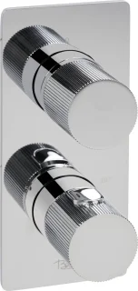 Ben Engraved Line inbouw regendoucheset 25cm chroom