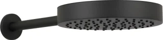 Ben Engraved Line inbouw regendoucheset 25cm mat zwart