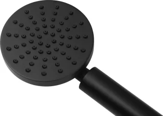 Ben Engraved Line inbouw regendoucheset 25cm mat zwart
