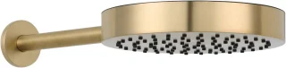 Ben Engraved Line inbouw regendoucheset Ø25cm geborsteld messing PVD