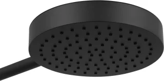 Ben Engraved Line inbouw regendoucheset Ø25cm mat zwart