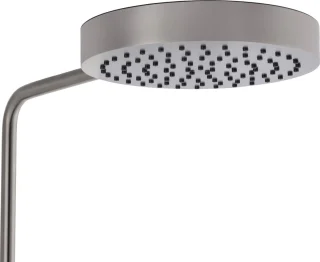 Ben Engraved Line regendouche Ø25cm gunmetal PVD