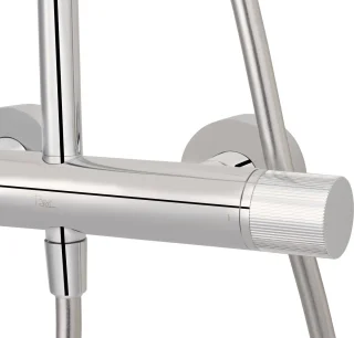 Ben Engraved Line regendoucheset 25cm chroom