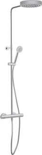 Ben Engraved Line regendoucheset 25cm chroom