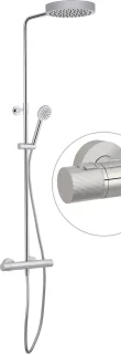 Ben Engraved Line regendoucheset 25cm chroom