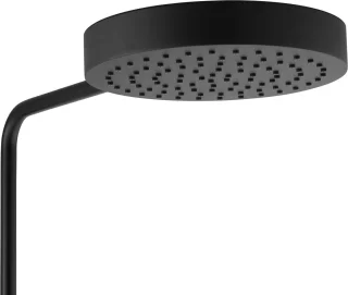Ben Engraved Line regendoucheset 25cm mat zwart