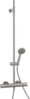 Ben Engraved Line regendoucheset Ø25cm RVS-look