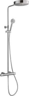 Ben Engraved Line regendoucheset Ø25cm RVS-look