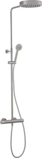 Ben Engraved Line regendoucheset Ø25cm RVS-look